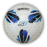 Ballon de football noir de match, qualité supérieure, cousu à la main, taille 5, meilleur prix, fabriqué au Pakistan