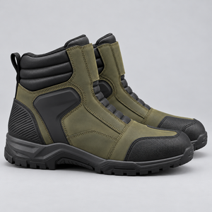 Bottes de moto courtes de haute qualité avec fermeture sécurisée, caractéristiques anti-abrasion et design moderne pour l'extérieur - Product Image 5