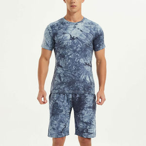Ensemble court de sport pour hommes, T-shirt à manches courtes et short assorti, idéal pour l'été et la gym, vente en gros - Product Image 4