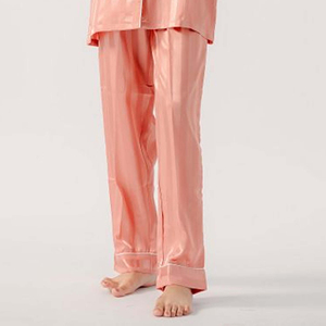 Conjunto de Pijamas de Seda para Mujer, Impresión Digital Personalizada, Seda 100% Pura, Alta Calidad, Secado Rápido, Logotipo Personalizado - Product Image 3