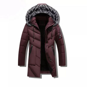 Parka de Invierno de Alta Calidad para Hombre, Talla Grande, Cálida, Resistente al Viento, Impermeable, Transpirable, con Ribete de Piel, Chaqueta Acolchada de Lona - Product Image 3