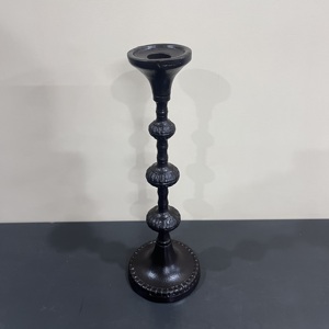 เชิงเทียนตกแต่งแท่นวางเทียนอลูมิเนียมที่วางเทียนสีน้ำตาล - Product Image 3