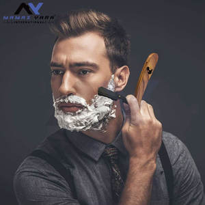 Navaja de Afeitar Profesional Vintage de Alta Calidad para Barbería, Cuchilla Recta para Afeitar en Húmedo, Moldear Barba y Cuidado Personal - Product Image 4