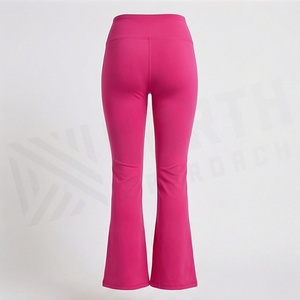 High Waist Seamless Yoga Leggings <b>Tummy</b> <b>Control</b> Slimming Flare Sports Gym Pants Activewear Fitness For Women Workouts - Product Image 2