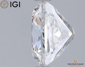 เพชรทรงสี่เหลี่ยมหรูหรา 3.00 กะรัต CVD เพาะเลี้ยงในห้องปฏิบัติการ รับรองโดย IGI สี F ความสะอาด VVS2 เหมาะสำหรับแหวนขอแต่งงาน - Product Image 3