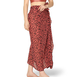 New Women Swimwear Chiffon Solid Tassel Cover up Beach Sarong Pareo Bikini Seaside Resort Sun-Proof <b>Swimsuit</b> Wrap <b>Skirts</b> - Product Image 4