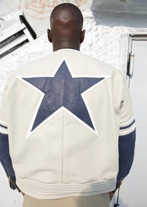 <b>STAR</b> Eco-Friendly Heated Windproof STREETWEAR Leather <b>Jacket</b> - Product Image 5