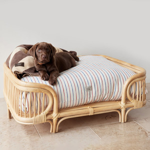 Handmade Natural Luxury Wood <b>Pet</b> Furniture Rattan Dog <b>Sofa</b> Wicker Sleeping <b>Beds</b> Simple Design Comfortable for Dogs - Product Image 3