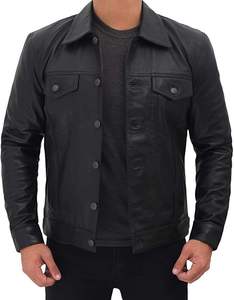 เสื้อแจ็คเก็ตหนังผู้ชายแบบทางการสำหรับฤดูหนาว น้ำหนักเบา ดีไซน์สั่งทำพิเศษ OEM คุณภาพสูง ระบายอากาศได้ดี สำหรับขายออนไลน์ - Product Image 6