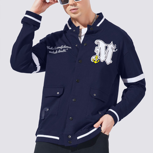 Custom Vintage School College <b>Mens</b> Varisty <b>Jackets</b> <b>Leather</b> sleeves Wool Letterman Crop Varsity <b>Jacket</b> ladies baseball chenille - Product Image 1