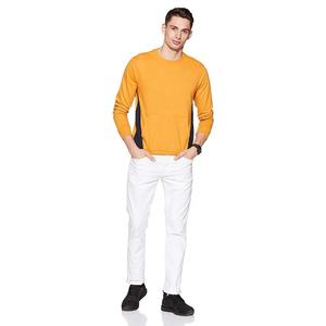 Sudadera de algodón con capucha para hombre, prenda deportiva masculina de gran tamaño con cuello redondo y diseño liso de 350gsm, estilo francés, venta al por mayor - Product Image 4