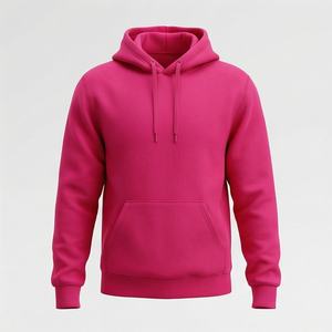 Sweat à capuche unisexe en coton lourd 100% coton, teint uni, avec logo personnalisé, coupe classique pour homme, streetwear d'automne, couleur personnalisable - Product Image 1