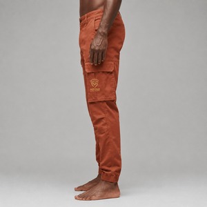 Pantalon cargo décontracté pour homme, séchage rapide, respirant, rangement fonctionnel, mouvements confortables, tissu robuste pour le travail en extérieur et le quotidien - Product Image 3