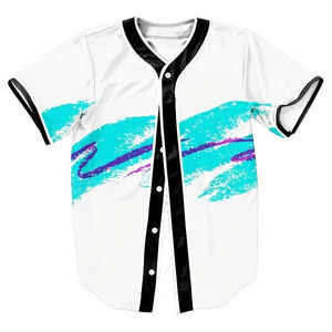 Camiseta de Béisbol 3D para Hombre, Estilo 2026, con Estampado Splash Ink, Jersey de Béisbol para Hombre, Estilo Hip Hop de los 80 y 90, Ropa Casual de Calle - Product Image 1