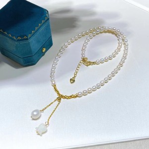 Collier en nacre d'eau douce de haute qualité Linglan, collier en perles de fleurs de marque, collier en perles de qualité supérieure - Product Image 1