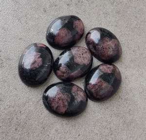 บาร์ตัน การ์เน็ต คาโบชอง รูปไข่สีน้ำตาลแดง หินอัญมณีแบบปรับขนาดได้ สำหรับทำเครื่องประดับและงานฝีมือ - Product Image 6