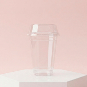 8oz 16oz 20oz 24oz Sizes Clear Boba Bubble Tea Ice <b>Plastic</b> Coffee <b>Cup</b> with Lid Disposable to Go Takeaway PET <b>Plastic</b> <b>Cups</b> - Product Image 1