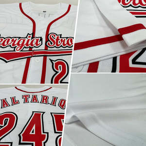 Camiseta de Béisbol Personalizada al por Mayor para Hombre, 100% Poliéster, Ropa Deportiva, Impresión por Sublimación, Uniformes a Bajo Precio, Estilo Nuevo - Product Image 4