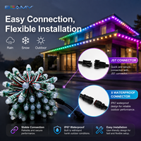 Guirlande lumineuse LED RGB 12 mm WS2811 adressable, étanche IP67, pour éclairage de Noël et de festivals en bâtiment