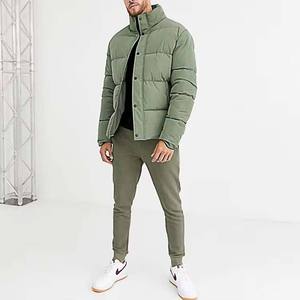 Veste matelassée pour homme en tissu polyester personnalisé, vente en gros, veste d'hiver de qualité supérieure, style tendance, brillante - Product Image 5