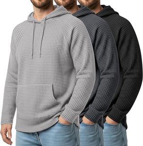 เสื้อฮู้ดดี้ผู้ชายคุณภาพสูงสำหรับฤดูหนาว แบบ unisex ผลิตจากผ้าโพลีเอสเตอร์/ผ้าฝ้ายฟลีซ เนื้อผ้าทึบ ระบายอากาศได้ดี กันลม เป็นมิตรกับสิ่งแวดล้อม แห้งเร็ว ทรงหลวม - Product Image 5