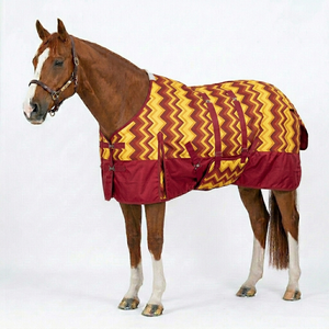 Horse Turnout Rug <b>Waterproof</b> Adjustable Straps Horse <b>Blanket</b> Full Body Protection Durable Outdoor Horse <b>Blanket</b> - Product Image 1