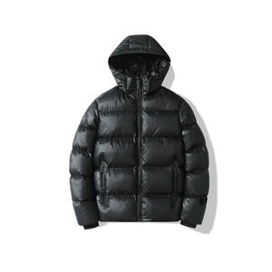 Chaqueta Acolchada Brillante de Alta Calidad para Hombre, Abrigo Grueso de Invierno, Chaqueta Impermeable con Capucha, Chaquetas Acolchadas Personalizadas - Product Image 3