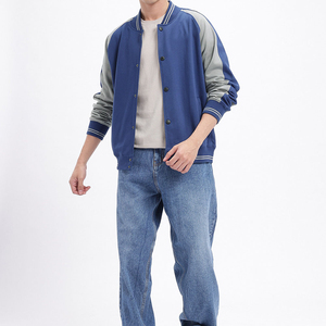 Chaqueta Varsity Ecológica a Prueba de Viento al por Mayor, Chaqueta Bomber Clásica Universitaria, Uniforme de Béisbol Duradero para Escuela Secundaria - Product Image 2