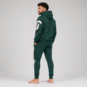 Chándal de Forro Polar para Hombre con Estampado en Relieve, Interior Cálido y Suave, Tela Resistente, Diseño Elegante con Estampado en Relieve, Ideal para Uso Casual en Invierno - Product Image 4