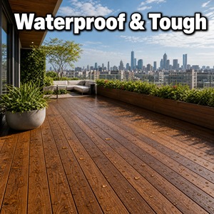 Wear Resistant <b>Waterproof</b> Wood Protective Coating Low VOC For Outdoor Deck Terrace Floor 1K UV Resistant Eco Friendly - Product Image 3