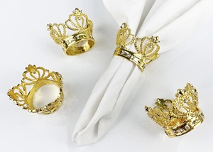 Anillo para Servilletas con Detalles Minimalistas de Cristal para Eventos Reales, Fiestas de Cumpleaños y Regalos Premium, Decoración Elegante para Mesa - Product Image 6