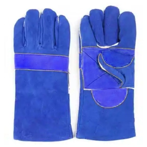 Guantes de Soldadura de Cuero Reforzado de Alta Resistencia, Venta al por Mayor, Protección de Seguridad para las Manos de los Soldadores - Product Image 1