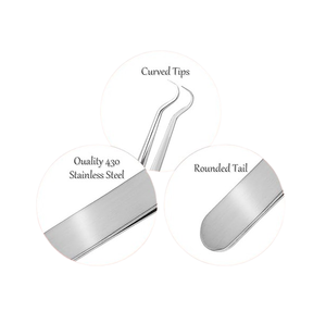 Outils de soin de beauté : Pince à épiler pour l'acné, l'élimination des points noirs et des boutons, et pince à épiler pour extensions de cils - Product Image 4