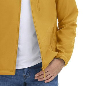 Veste Softshell Homme Hiver Sur Mesure Col Montant Fermeture Éclair Intégrale Service OEM Dernier Cri Prix Abordable Vente en Gros - Product Image 6