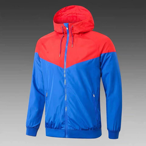 Chaqueta Cortavientos Personalizada para Hombre, con Etiqueta Privada, Costuras de Dos Colores, Cierre de Cremallera, Tejido Transpirable e Impermeable, Opciones de Tallas Grandes - Product Image 2