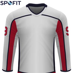 Jersey de Hockey sobre Hielo Personalizado de Estilo Popular, Jersey de Hockey sobre Hielo Personalizado al por Mayor de la Mejor Calidad con Impresión por Sublimación Personalizada - Product Image 2