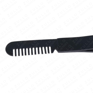 Professional Slant Tip Stainless Steel Eyebrow Tweezers Custom Logo OEM Private Label Beauty Grooming <b>Tool</b> - Product Image 5