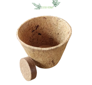 Pots en fibre de coco biodégradables de tailles variées - Emballage personnalisé, pots de culture sans terre, approvisionnement en gros par ECO2GO VIETNAM - Product Image 5