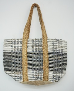 Bolso de mano de yute estilo bohemio 2026 para mujer, colorido, ecológico, tamaño personalizado, indio, para playa, viajes, uso diario - Product Image 2