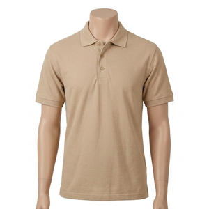 Men's <b>Purple</b> Short Sleeve Cotton Pique for <b>Shirt</b> Casual Solid Color Regular Fit Knitted Design Anti-Wrinkle Front Logo - Product Image 5