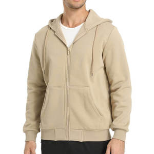 Sudadera con capucha de alta calidad para hombre, con cremallera completa, de algodón premium, estilo casual y corte relajado. - Product Image 4