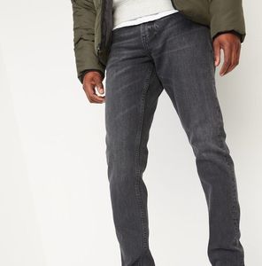 High-Rise Regular Fit Men's Trousers-100% Cotton Canvas Breathable <b>Elastic</b> <b>Waist</b> Straight Casual Autumn Pants - Product Image 4