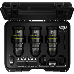 Nuovissimo Bundle di 3 Obiettivi DZOFilm Catta Ace FF 18-35/35-80/70-135mm T2.9 Cine (PL/EF, Nero) - Product Image 1