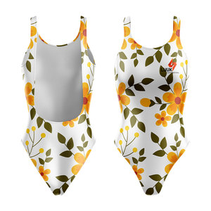 Traje de Baño Sublimado de Una Pieza para Mujer, Marca Privada, Ropa de Playa, Body con Estampado Personalizado, Secado Rápido, Elástico, de Fábrica - Product Image 3