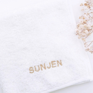 Serviette en tricot personnalisée avec logo, nylon recyclable de haute qualité, écologique, séchage rapide, douce et absorbante, serviettes de bain - Product Image 6