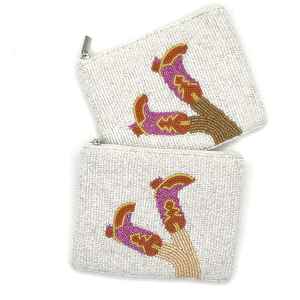 Handmade Beaded Coin Pouch Stylish <b>Small</b> Beaded Purse <b>Wallet</b> for Women And Girls At Best Price - Product Image 2