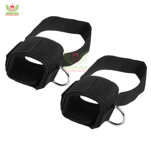 สายรัดข้อเท้าแบบหนาพิเศษบุด้วยผ้าฝ้าย พร้อมตัวล็อคแบบนีโอพรีน สำหรับเครื่องออกกำลังกายแบบเคเบิล ใช้สำหรับการเตะกลับ ป้องกันการลื่น ระดับมืออาชีพ - Product Image 1