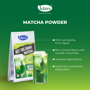 Thé vert matcha 100% pur, best-seller, certifié FSMA, emballage en sachet, fabricant vietnamien, marque privée - Product Image 2