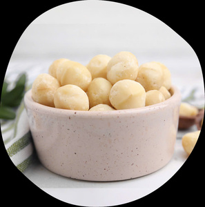 โรงงานเวียดนามผลิตเม็ดแมคคาเดเมียอบแห้งแบบแกะเปลือก คุณภาพพรีเมียม ขายส่งจำนวนมาก รับผลิตแบบ OEM สำหรับส่งออก - Product Image 2