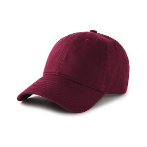 Gorra de Béisbol Estilo Vintage, Sarga de Algodón Suave, Perfil Bajo, Visera Curva, Logotipo Desgastado, Estilo Dad Hat - Product Image 1
